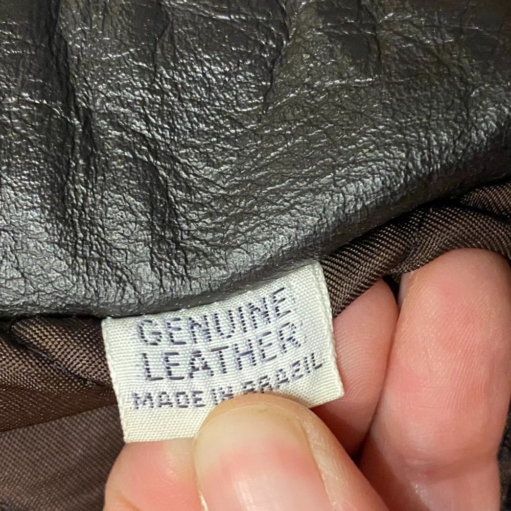 Genuine Flight Jacket First Pullman Amex Leather - image 5